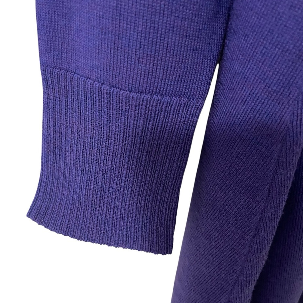 Eileen Fisher Blue Merino Wool Sweater Dress Size Small Long Sleeves Lagenlook - Picture 5 of 9